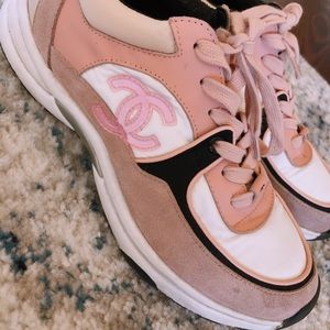 COPY - Pink Chanel tennis shoes